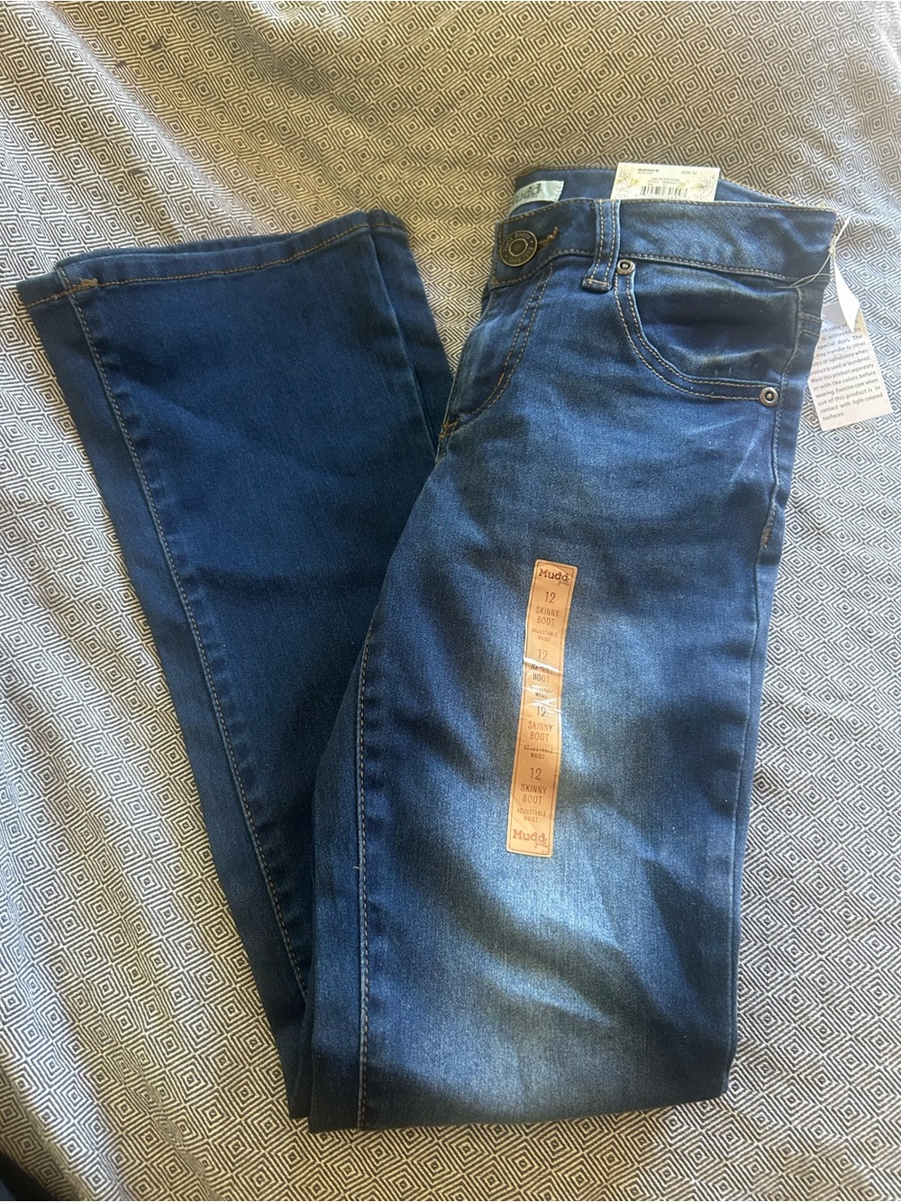 NWT Mudd Adjustable Waist Skinny Boot Jeans